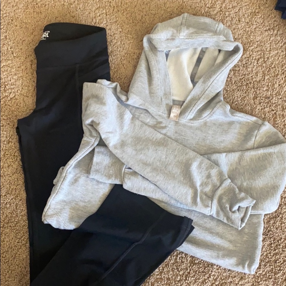 Athleta leggings and Athleta Hoodie